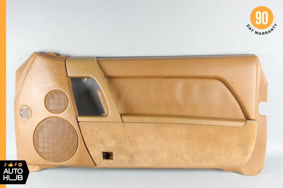 90-95 Mercedes R129 300SL 500SL Right Passenger Interior Door Panel Java OEM - Image 2 of 4