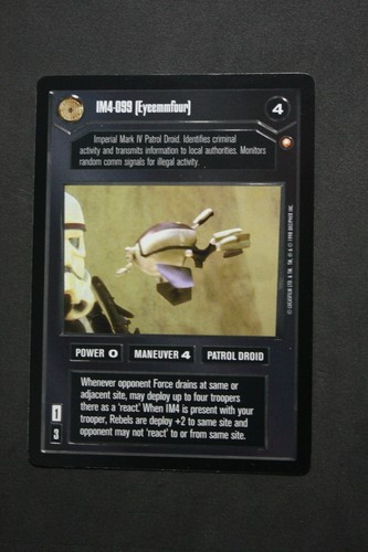 Decipher Star Wars CCG * Special Edition * Fixed Card Singles - Picture 2 of 44