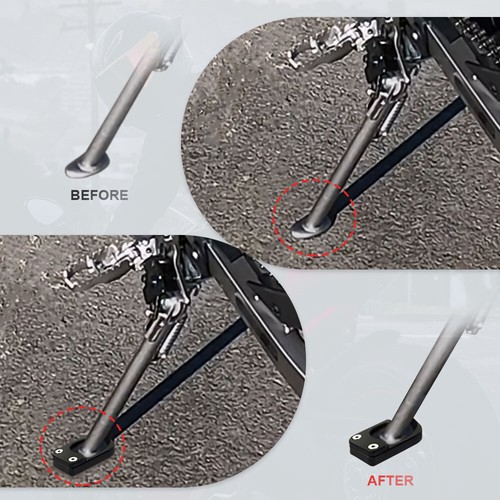 Fit For Kawasaki KLX230 2020-2024 CNC Foot Side Stand Extension Enlarger Plate - Picture 3 of 16