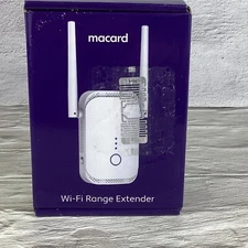 Macard Wi-Fi Range Extender Model# N-300*NEW IN BOX- NEVER USED*