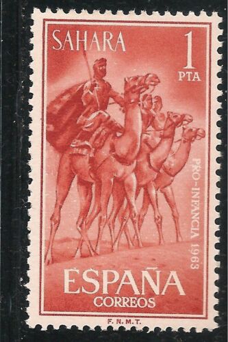 Spanish Sahara #136 (A31) VF MINT LH - 1963 1p Camel Riders - Picture 1 of 1