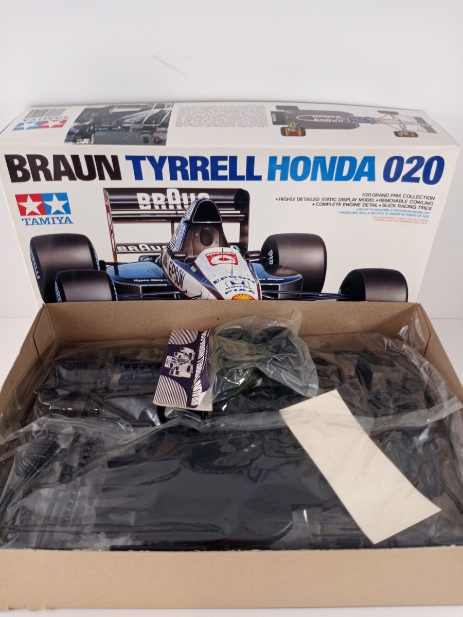 1991 Tamiya 1/20 Braun Tyrrell Honda 020 Plastic Model Kit 20029