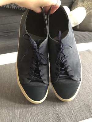 river island navy trainers