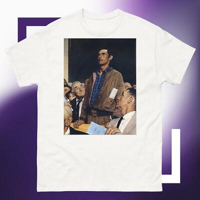 Norman Rockwell,Freedom of Speech.Roosevelt's speech 1943 . Unisex classic tee