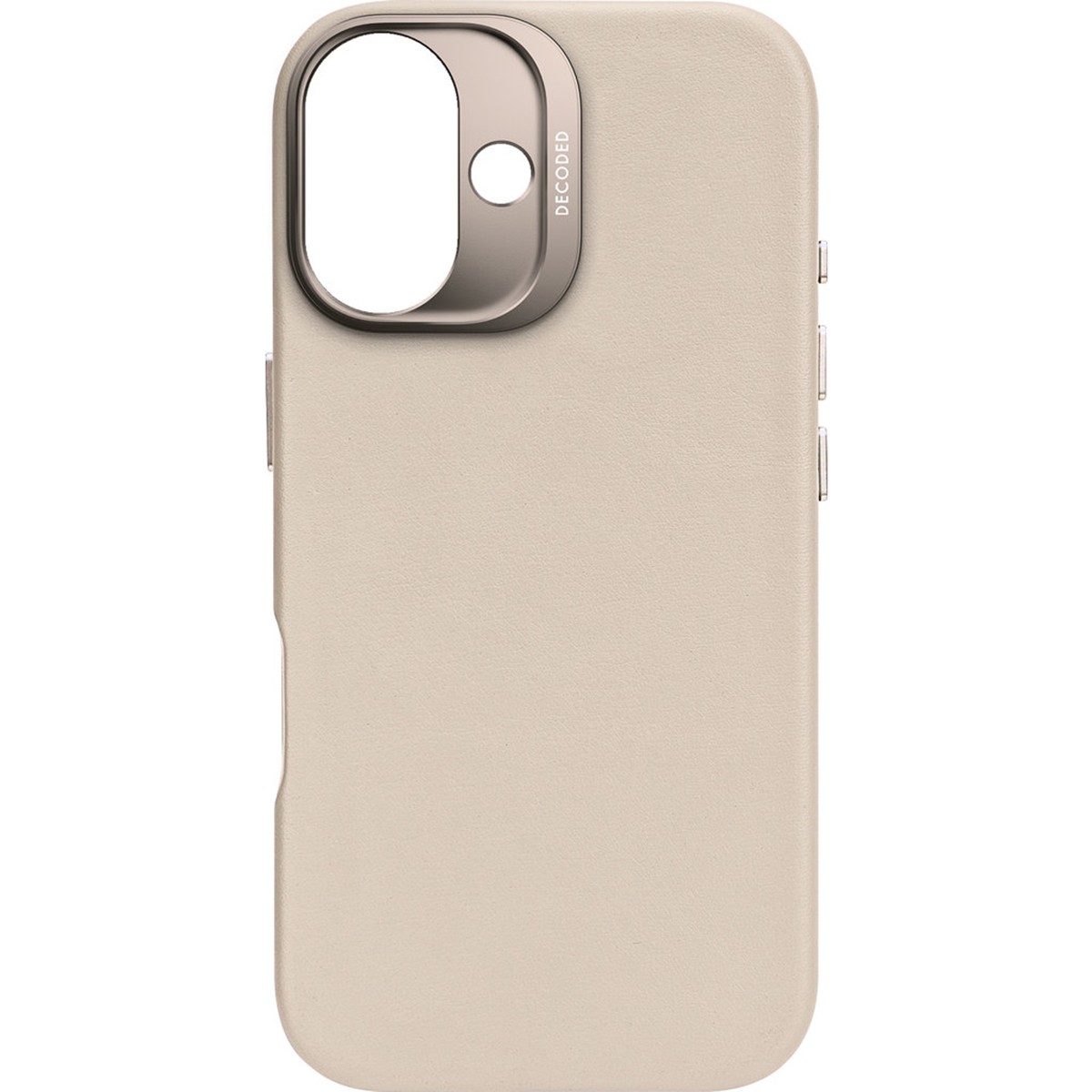 Protection antichoc iPhone 16 Plus coque cuir Decoded MagSafe