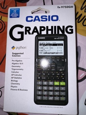 New Casio FX-9750GIII Graphing Calculator