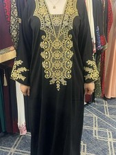 Rasha Abaya - Women s Embroidered Dress, Perfect for Eid Dress, Ramadan, Gifts
