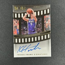 2022 Panini Noir Kevin Huerter Freeze Frame  Auto Gold 12/25#YX