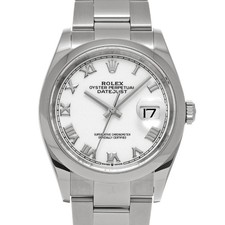 ROLEX Datejust 36 126200 white WATCH 705797