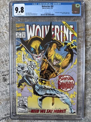 Wolverine 60 Cgc 9.8 Marvel 1992 