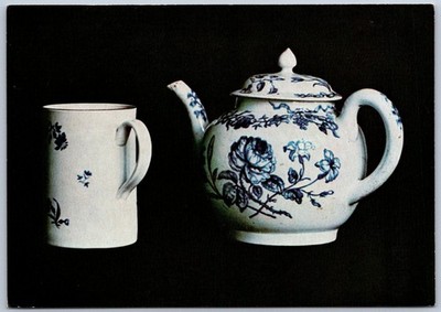 Vintage Pembroke College Oxford Dr Samuel Johnson Tea Pot Postcard