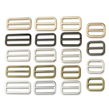 Bag Clasps Rounded Rectangle Glide Adjuster Clips For Bag Chain Strap Belt - G