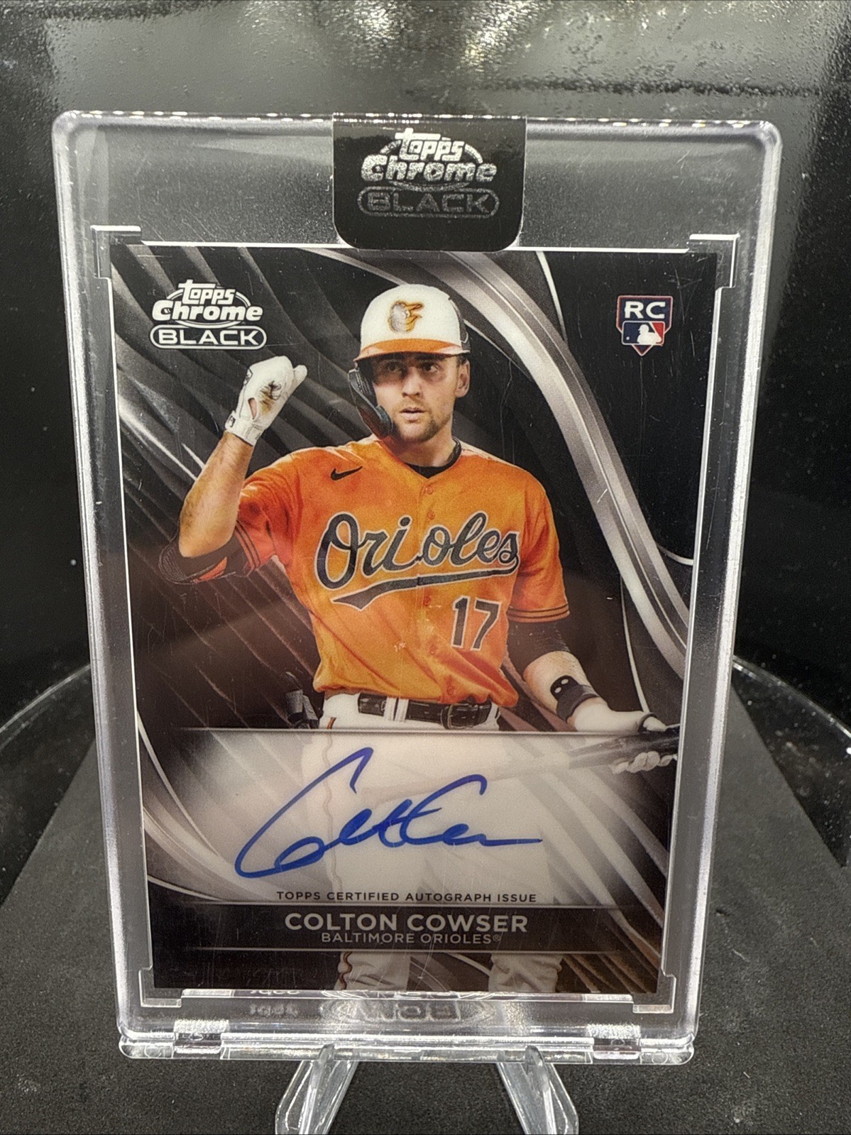 2024 Topps Chrome Black - Autographs Colton Cowser #CBA-CC (AU, RC)