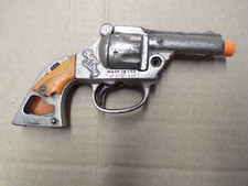 Vintage Kenton Toys 6.5" Cast Iron Gene Autry Cap Gun Pistol Parts or Repair
