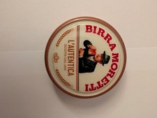 Round 3D Beer Pump Badge Lens Birra Moretti Brand New Free Post.