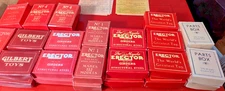 4 REPRO mix and match  A.C. GILBERT ERECTOR SET PART BOXES YOUR CHOICE