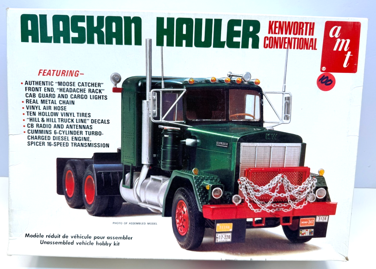 その他 amt 1/25 ALASKAN HAULER Kenworth AMT 1:25 Scale Alaskan Hauler Kenworth Conventional Vintage Sealed