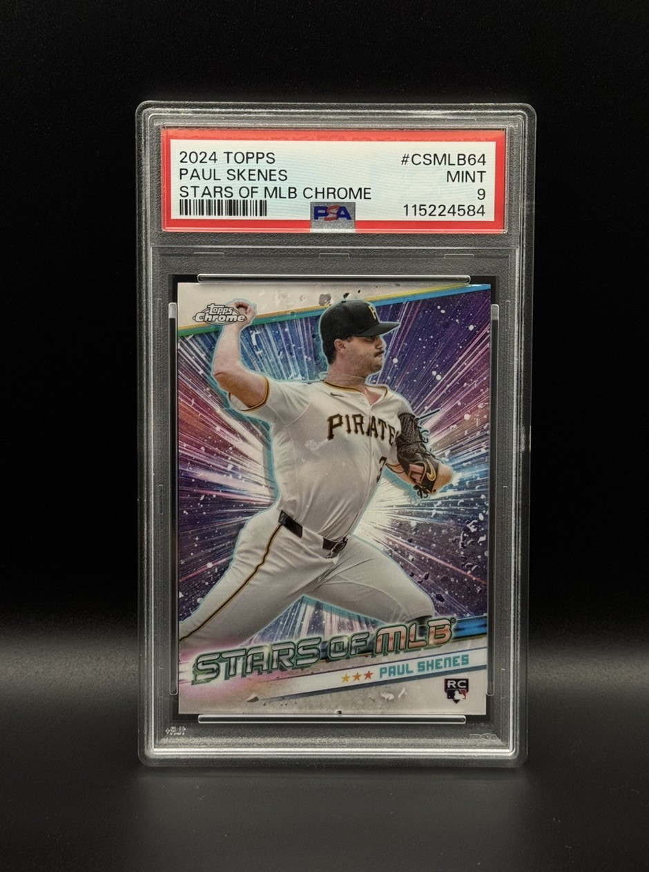 2024 Topps Update Series - Stars of MLB Chrome Paul Skenes (RC) PSA 9