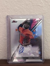 2021 Topps Finest - Finest Autographs Enoli Paredes #FA-EP (AU, RC) Astros