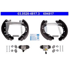 Bremsbackensatz hinten für Seat Cordoba 6L2 Ibiza 3 6L1 MII KF1 | 24506690