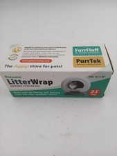Petcove LitterWrap Disposable Litter Box Bags 25 Count 16x18 Cat Litter Liners