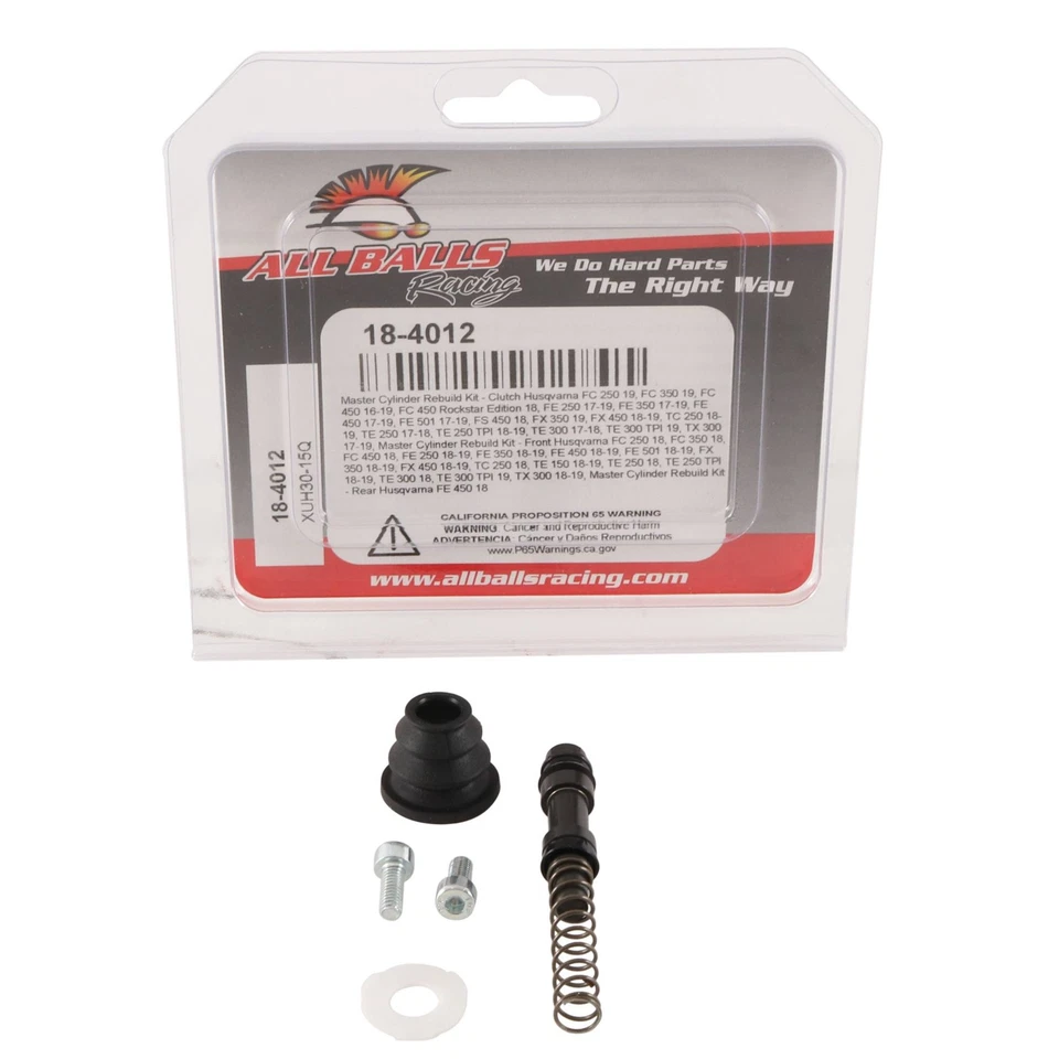 New All Balls Clutch Master Cylinder Kit 18-4012 for Husqvarna FC 450 16 - Изображение 3 из 4