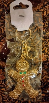 Lebkuchen Kristall Strass Schlüsselanhänger Handtasche Auto Schlüsselanhänger Ringe.   k4grnd*