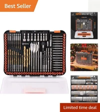 Complete 112-Piece Impact Drill Tool Set with Storage Case for DIY Projects