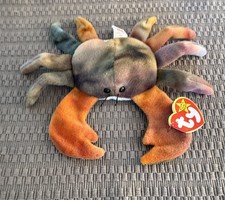 Claude the Crab Ty Beanie Baby 1996 rare NWT excellent condition tag errors