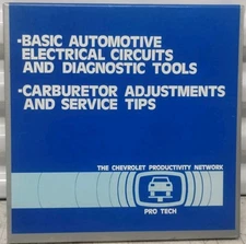Chevrolet Pro Tech Dealership Training Laserdisc Electrical And Carburetor