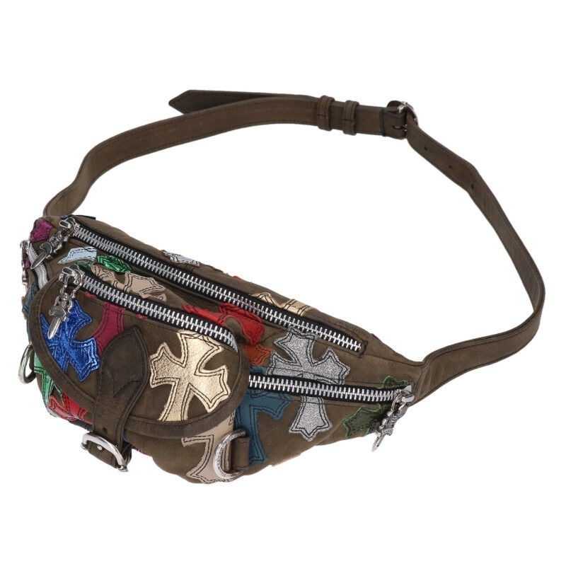 Chrome Hearts SNAT PACK MINI MULTI Snat Pack Mini Cross Patch Leather Waist Bag
