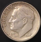 1949 S  ROOSEVELT  DIME | FRESH FROM AN OLD COLLECTION | LOT BB-608