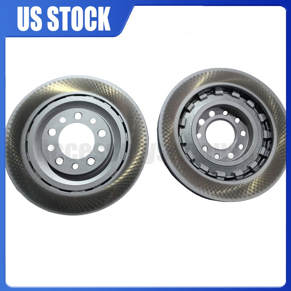 Brand New Fits 2011-2020 Bentley Mulsanne 3Y0615601A Rear Brake Rotors Set