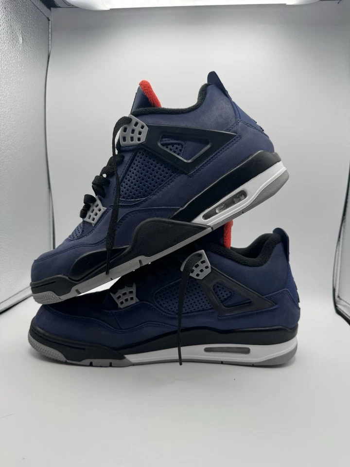 Jordan 4 Winter Loyal Blue 2019 尺码 10.5 CQ9597-401 男式运动鞋 OG 罕见 MJ — 第 3/4 张图片
