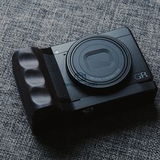 Wooden Metal Attachment Grip Camera Base For Ricoh GR4 GRIV Flannel Metal New