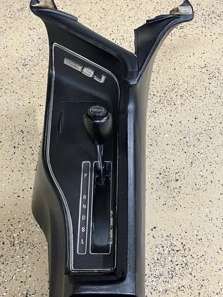 1969 1970 1971 1972 Pontiac Grand Prix Console Shifter Black Foto 2 de 4