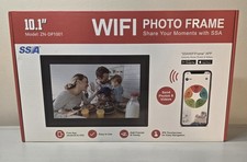 SSA WiFi Frame Digital Picture Frame 10.1" Digital Photo Frame, Black