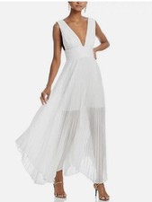 Alice & Olivia White Maxi Dress Size 4 BNWT