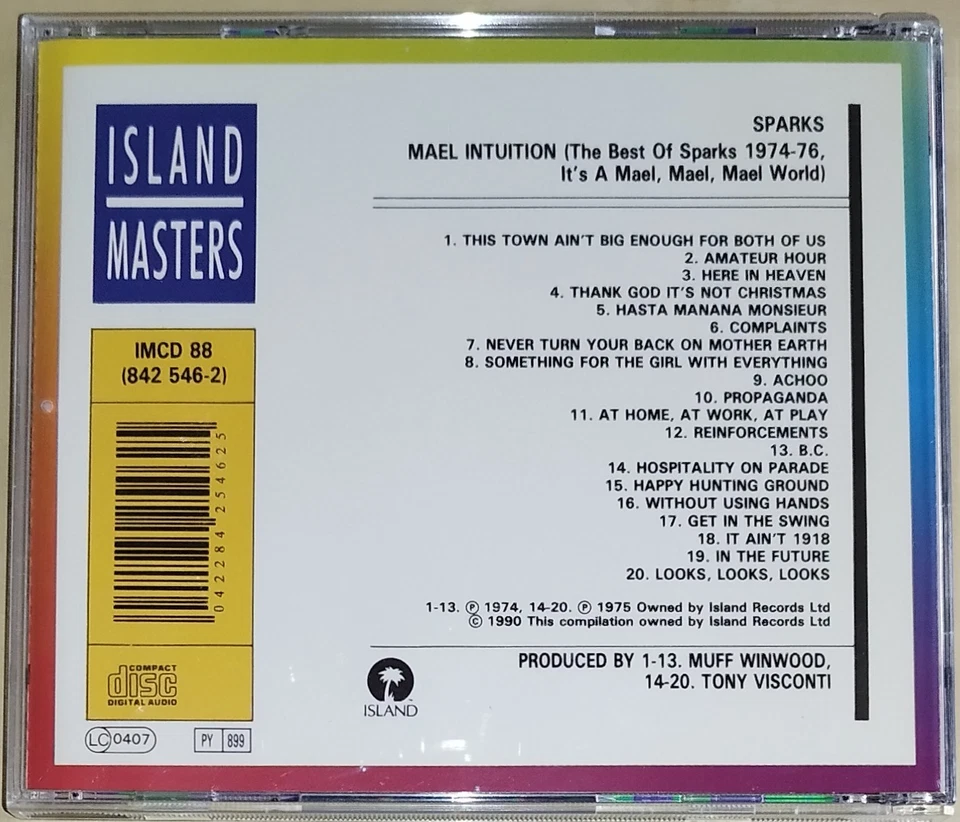 Sparks - Mael Intuition - The Best of... 1974-1976 - Bild 2 von 4