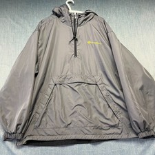Champion Mens Jacket Size XL Gray Anorak Wind...