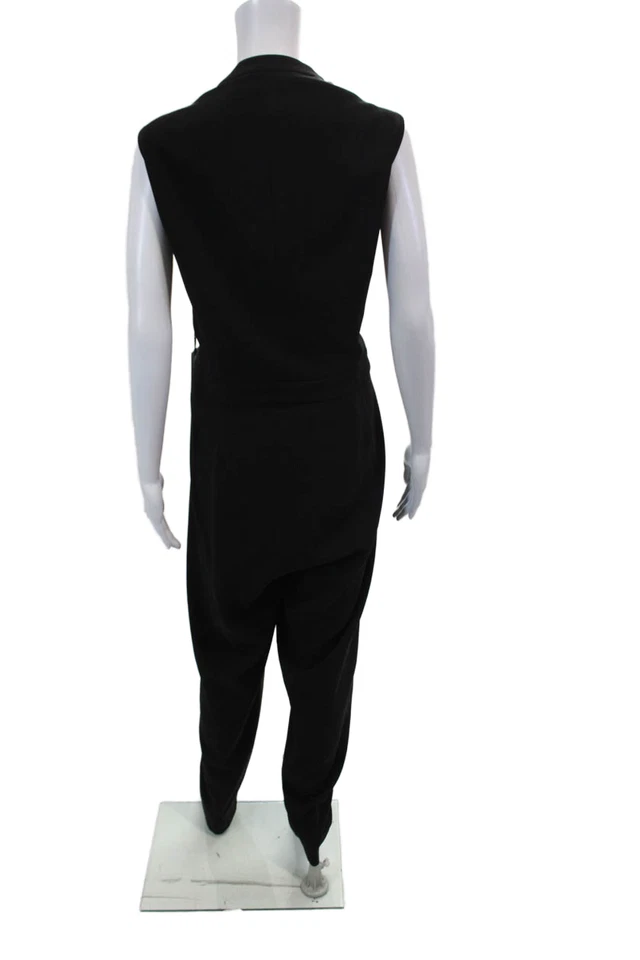 Mono MYNT 1792 para mujer sin mangas tiro alto pierna ajustada negro talla 18 ancho Foto 3 de 4