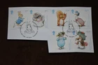 GB 2016 Beatrix Potter, Stamps On Piece, Used, ex FDC