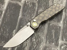 Twosun TS588-Fire Folding Knife K110 Blade Titanium Handle Button L Pocket Knife