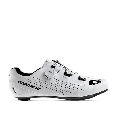 GAERNE MENS CARBON G.TUONO BOA ROAD CYCLING SHOES - MATTE WHITE - EU43 - Image 1 of 4