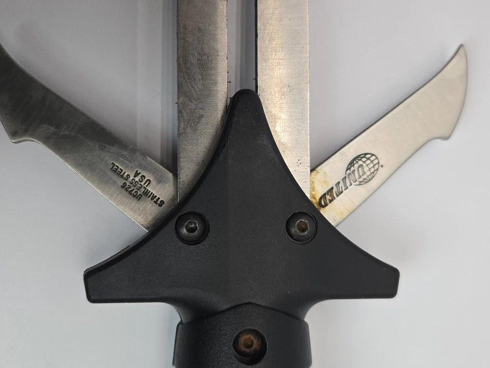 Cuchillo de fantasía único The Phoenix características protectores laterales desplegables nuevo en caja abierta Foto 3 de 4