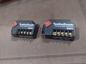 pair of vintage Rockford Fosgate TX–8183 — Active Tweeter Protection
