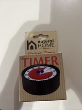 Natural Home Kitchen Timer Magnetic Stainless Steel Bell Alarm 60 minutes