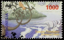 INDONESIA 1984c - Folktales "Danau Tondano" (pc41383)