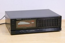 Technics SH-E7 12-Band Graphic Equalizer w/ Spectrum Analyzer Dual Display Japan