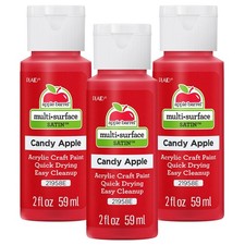 Acrylic Paint, Candy Apple Pack of 3 2 oz, 21...